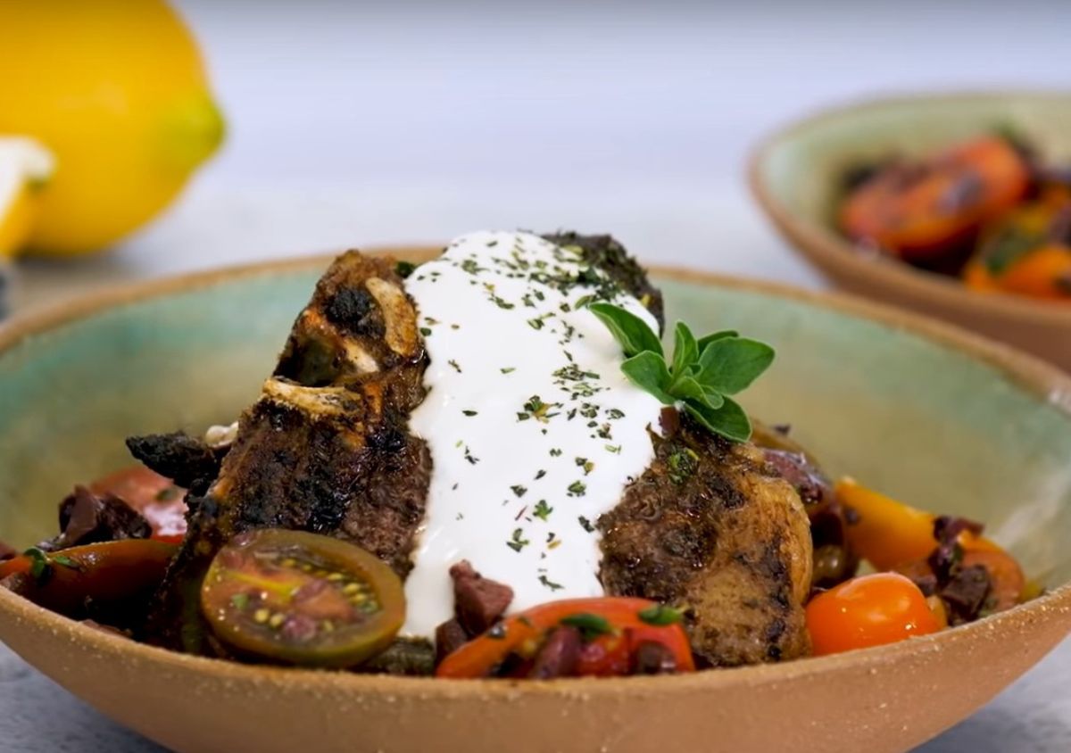 Lamb Sliders with Yogurt-Tahini Sauce