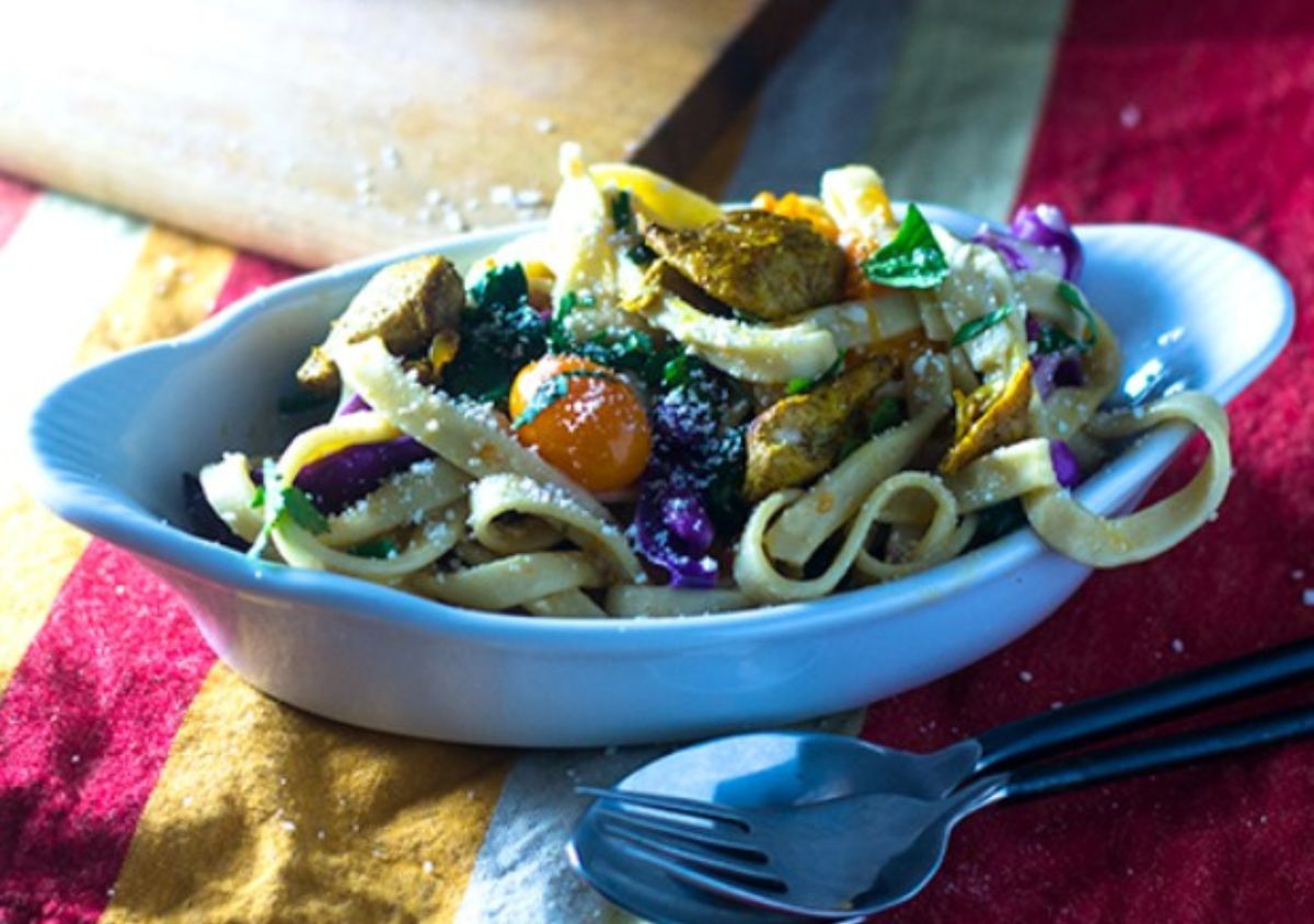 chicken shawarma pasta