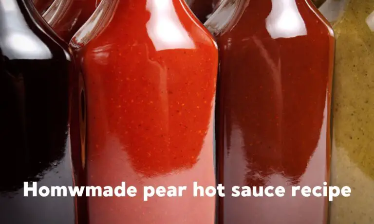 pear hot sauce recipe