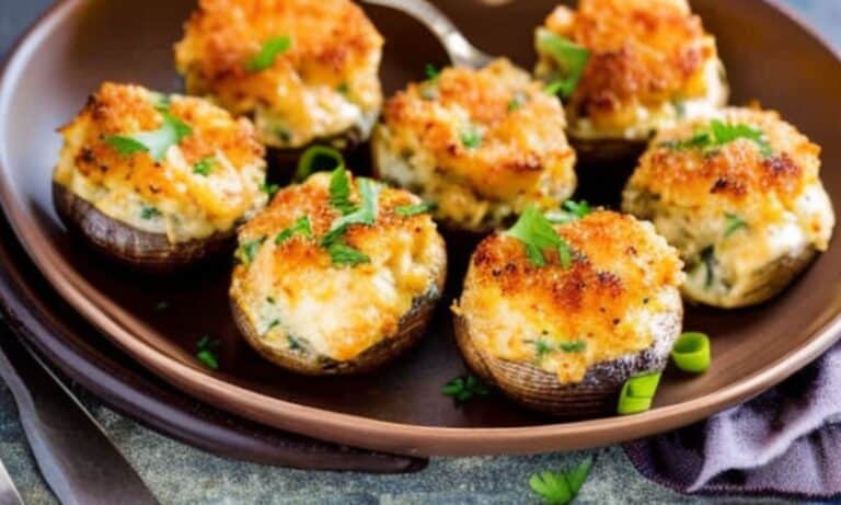 red lobster crab stuffed mushrooms