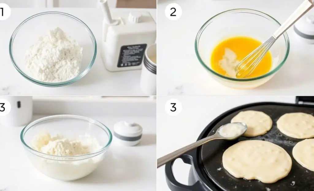 queen pancakes aka drop scone cooking method