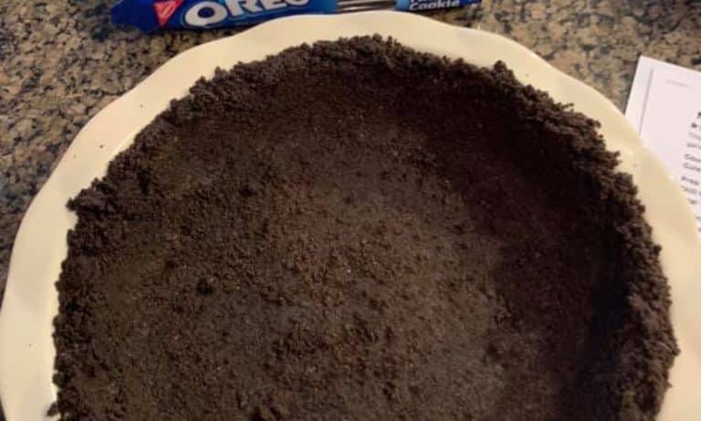 homemade oreo mud pie
