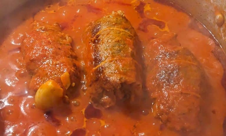 italian beef Brasciola